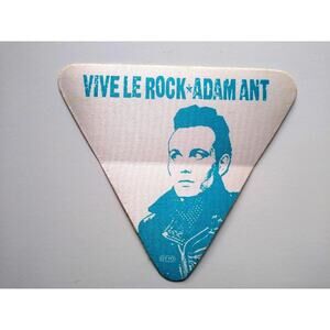 Adam Ant 1985 Vive Le Rock Vintage Backstage Pass Original New Wave Pop Rock